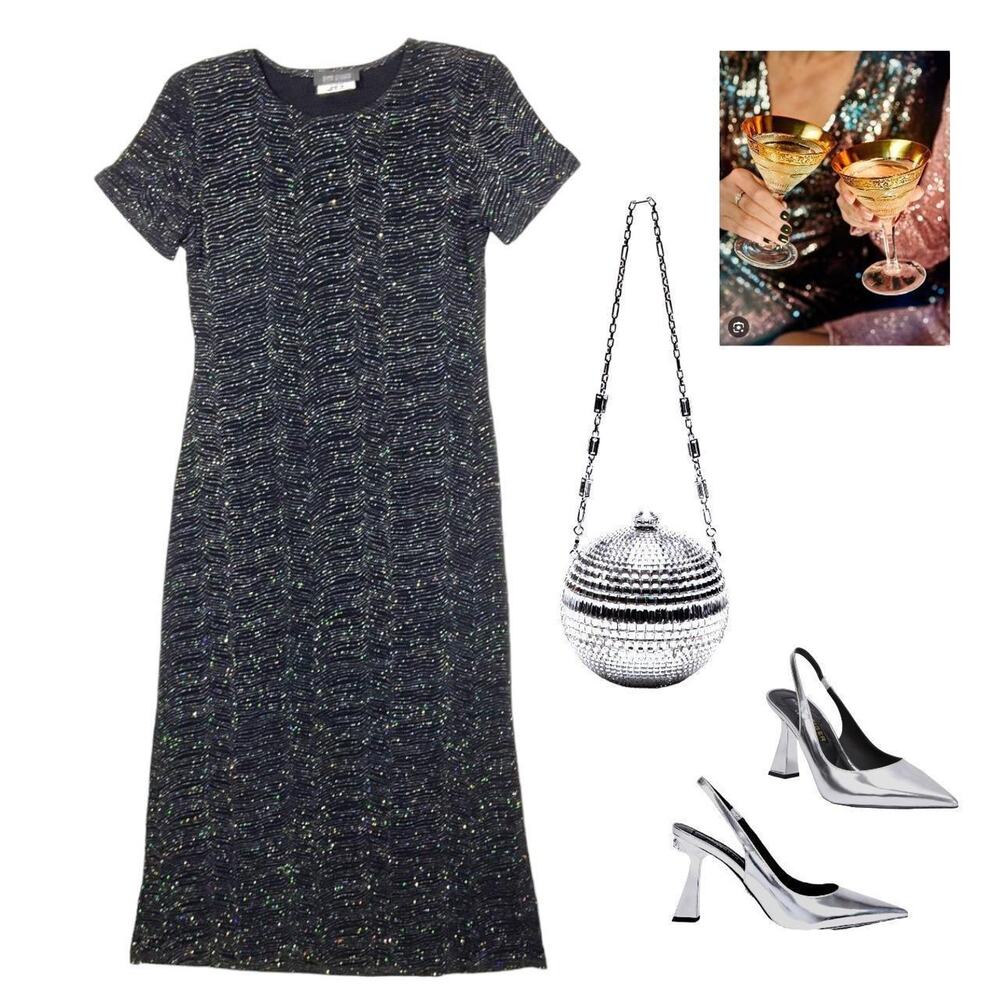 Y2k maxi cocktail dress
